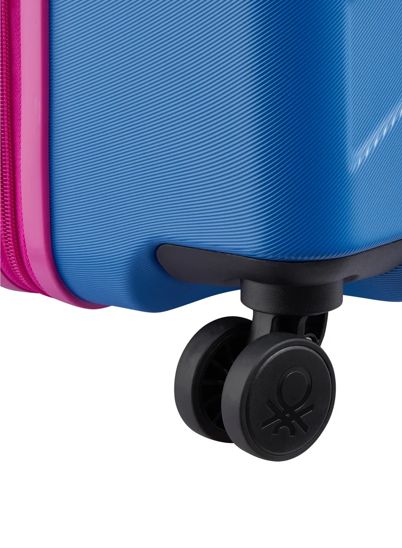 UNITED COLORS OF BENETTON  Fabrica 70 Cm 4 Double Wheeled Non-Expandable Check-In Luggage Trolley Case - Blue  | Best Price UAE